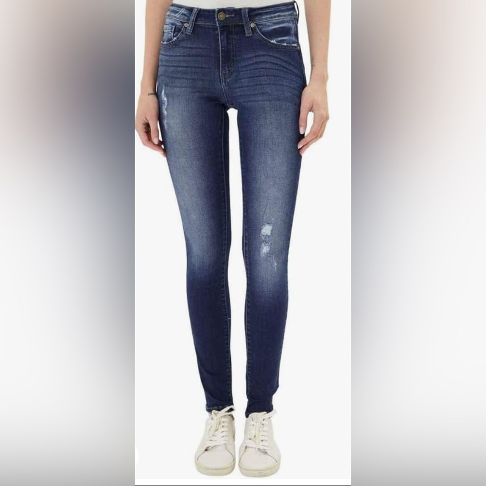 KanCan Skinny Distressed Jeans, Size 13/30 - Picture 2 of 16